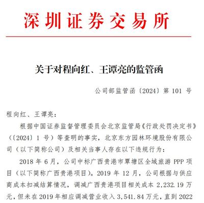 V观财报|*ST东园多期年报信息不准确被通报批评